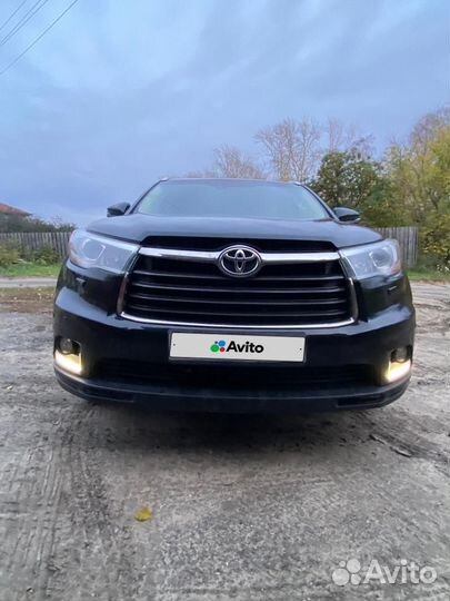 Toyota Highlander 3.5 AT, 2014, 210 000 км