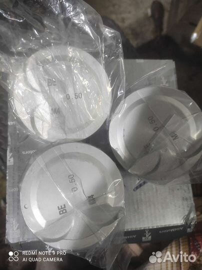 Поршень ремонтный c кольцами +50 3 штуки Hyundai