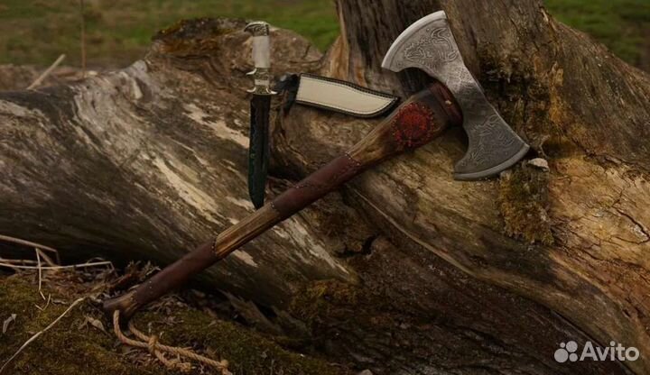 Топор кованый Викинг двусторонний