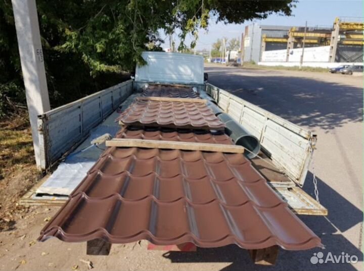 Металлочерепица база кровли