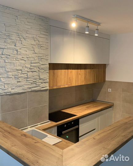 Кухня мдф без ручек