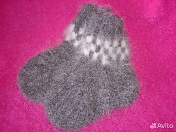 Детские носочки из собачьего пуха Кавказской овчар