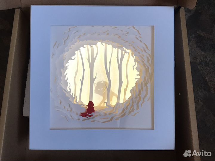 Светильник красная шапочка