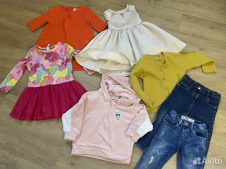 Вещи пакетом на девочку 98 next mothercare