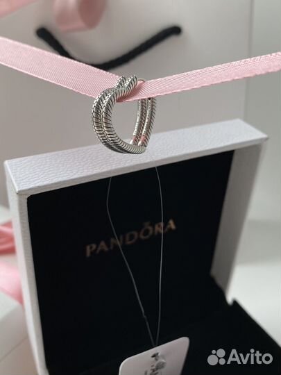 Серьги Pandora Сердца