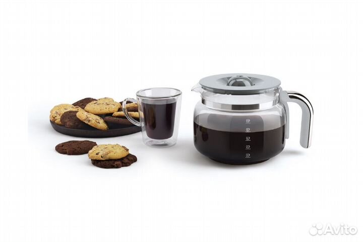 Капельная кофеварка smeg DCF02pbeu, пастельный гол