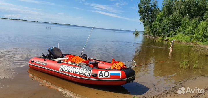 Комплект лодка+мотор +водомет