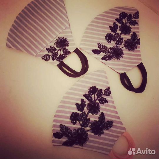 Маски хлопчатобумажные многоразовые