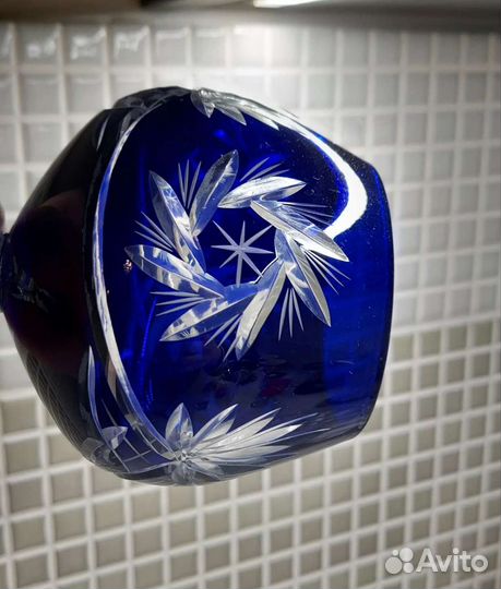 Фужеры из цветного хрусталя