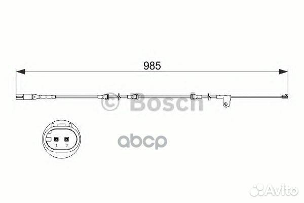 Датчик износа торм.колодок BMW X5(E70) /X6(E71)