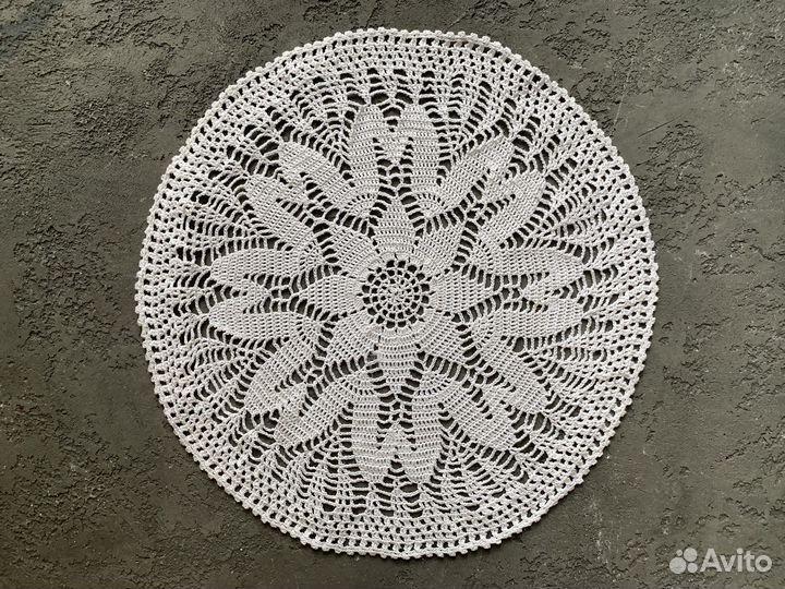 Ажурные салфетки крючком