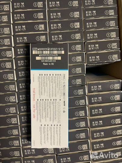 Линзы контактные однодневные -2.75,2.0,2.25