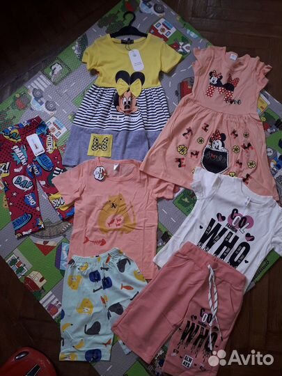 Пакет одежды на девочку на 6 лет Новый