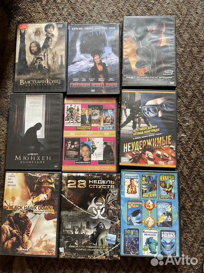 DVD фильмы, клипы и другое