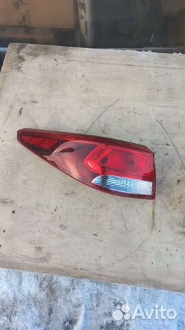 Фонарь левый наружный kia rio 4