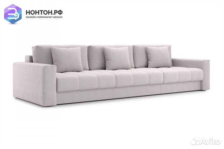 Диван тик-так Монарх 3-х местный бежевый