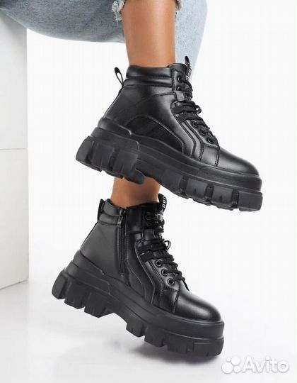Ботинки женские зимние экокожа 36 размер новые
