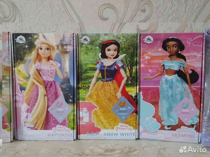 Принцесса Рапунцель, Золушка, Ариэль, Анна, Эльза