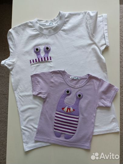 Футболки для мамы и малыша Фэмили Лук