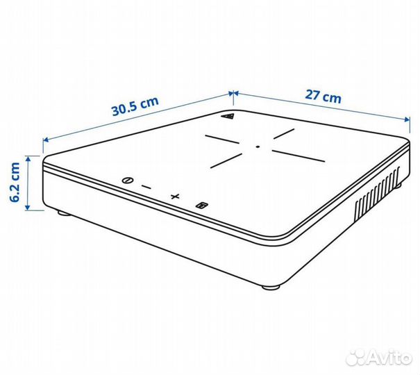 Индукционная панель IKEA Tillreda, новая