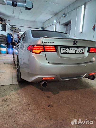 Светодиодные катафоты бампера Honda Accord 8