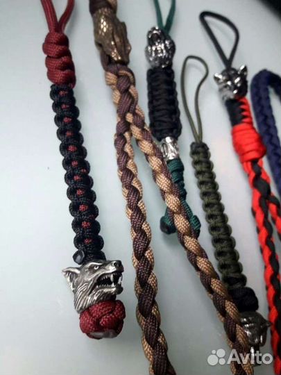 Темляк из паракорда и ланьярд для оружия