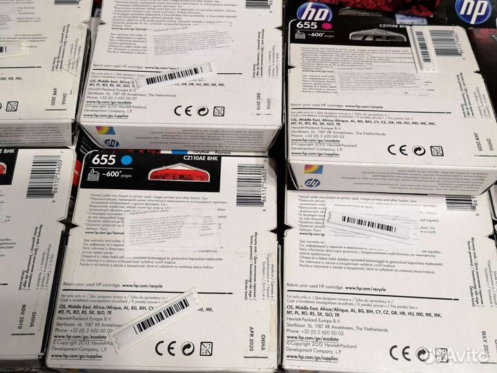Картридж hp 655 cz112ae