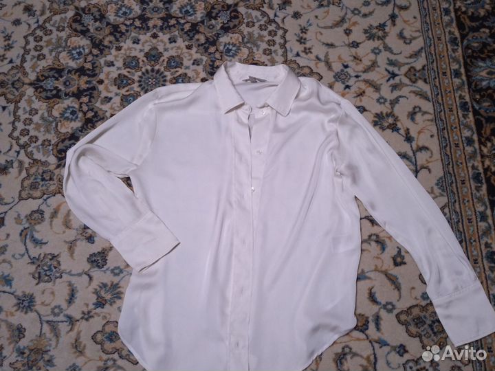 Белоснежная блузка HM