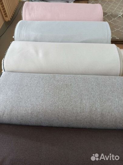 Портьерная ткань лен рогожка блэкаут на отрез