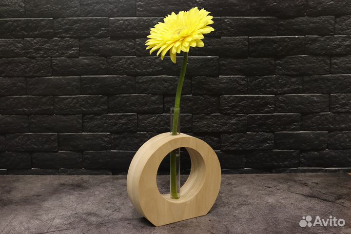 Ваза деревянная массив ясеня