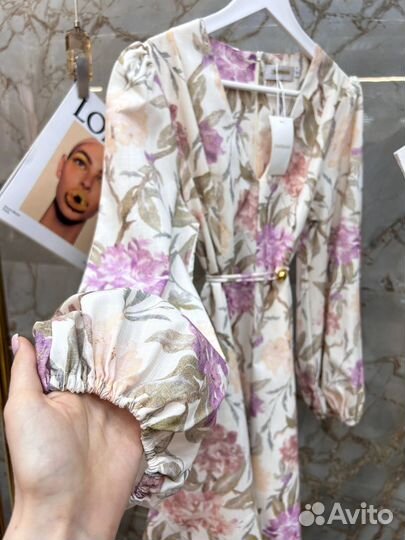 Платье цветочное Zimmermann