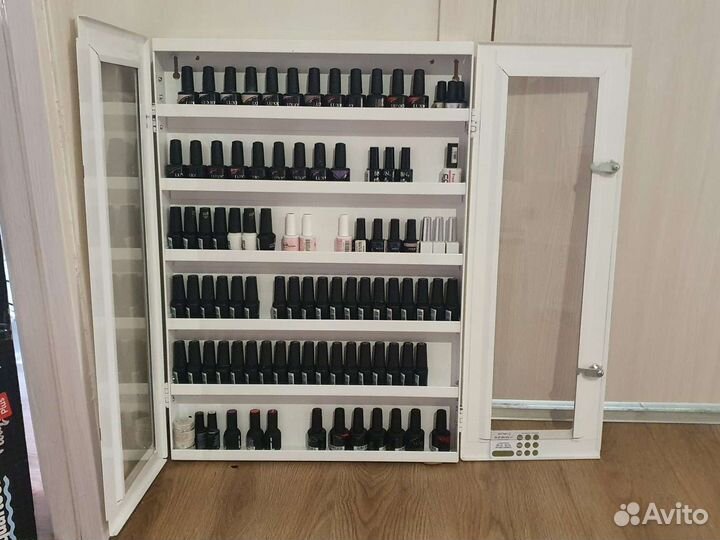 Полка шкафчик для гель-лаков