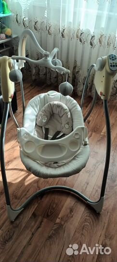 Детские качели шезлонг