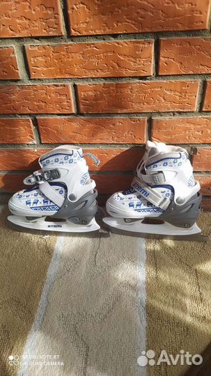 Коньки детские раздвижные 30-33