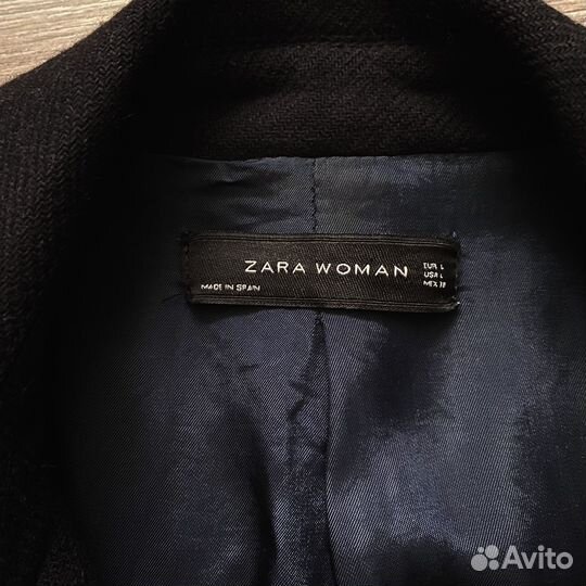 Полупальто Zara женское демисезонное 44-46 размер