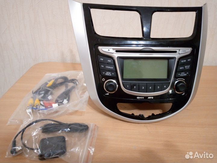 Штатная магнитола на hyundai solaris