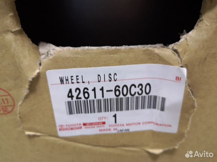 Диск литой Toyota LC200 R18 15-21гв новый оригинал