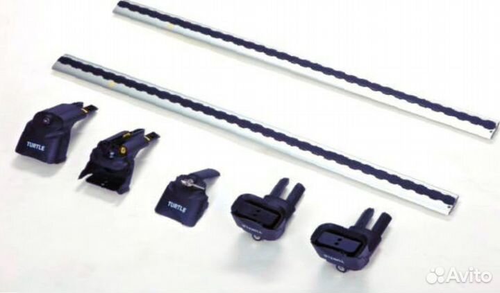 Багажник Turtle Air 3 106 см серебристого цвета