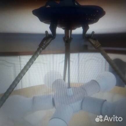 Люстра подвесная из камня