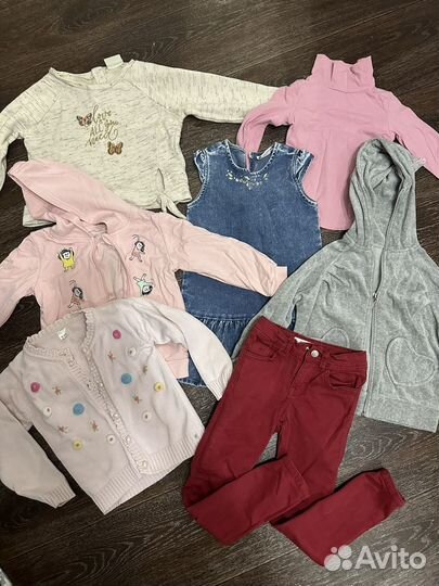 Одежда пакетом для девочки 3-4 года