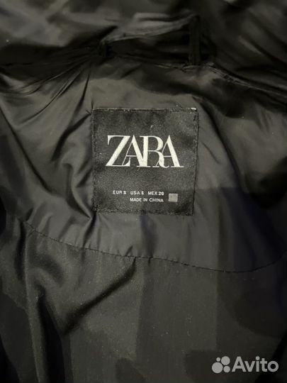 Пуховик зимний женский Zara