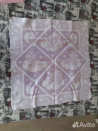 Одеяло байковое детское