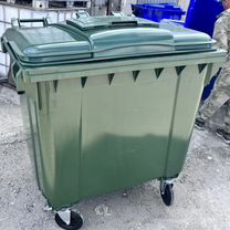 Мусорный бак пластиковый контейнер 1100л, Новосиньково
