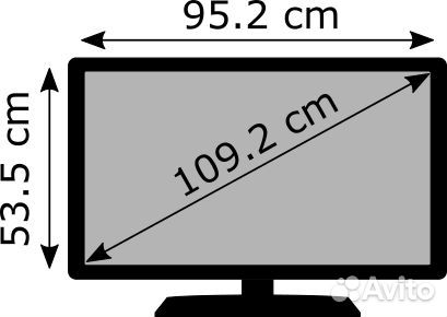 Телевизор LG42LA615V - 109см (3Д) с очками в компл