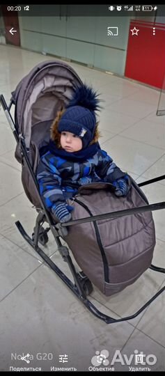 Коляска санки