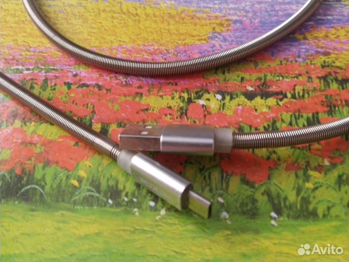 Кабель зарядный USB Micro/USB уплотнённый