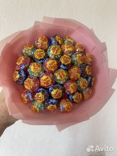 Букет из чупа -чупсов