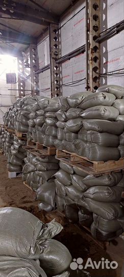 Песок в мешках для стяжки