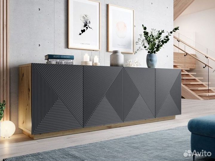 Тумба под тв комод с фрезеровкой IKEA мебель Икеа