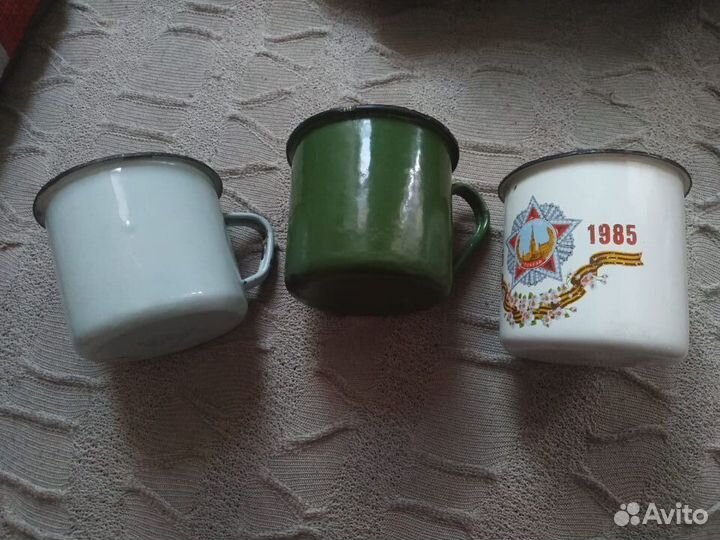 Кружка эмалированная СССР ВОВ